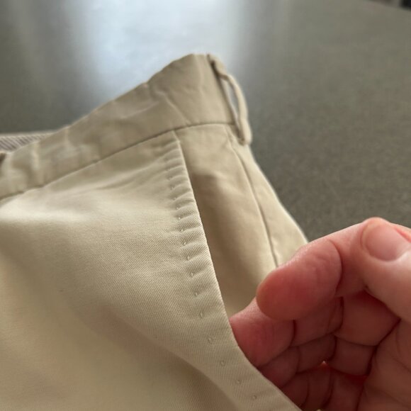 Henry Sage Men's Khaki Pants - Light Tan/Cream - W42 - Picture 6 of 10